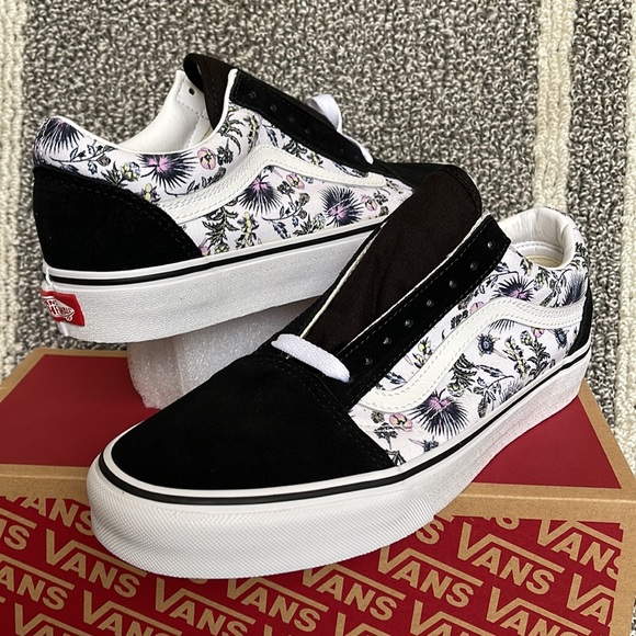 Vans Old Skool Paradise Floral Black True White WMNS - Picture 9 of 16